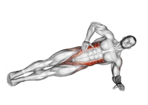 Plancha abdominal lateral